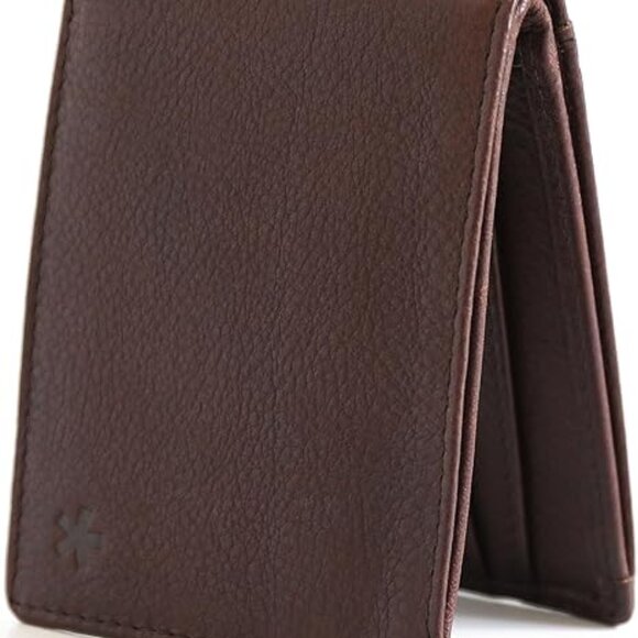 Swear Brands Leather Minimalist Slim Wallet for Men - Picture 1 of 9